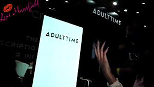 walk avn expo 2020 with lexi mansfield in sexy lingerie.