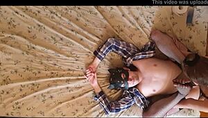 anastasia pegs sissy guys hard with strap-on!