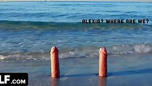 Everyone cums everywhere in part 3, holy cow! How crazy is this skinny taboo orgy with jav blowjob action?