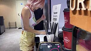 Walking around the city with a vibrator inside, feeling every buzz?