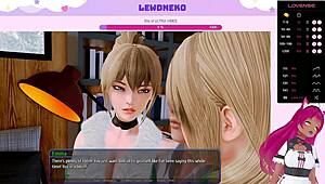 Lewdneko the Vtuber explores Harem Hotel with big tits in part 29