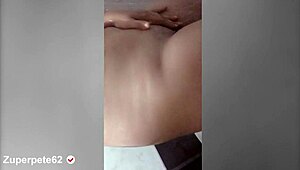 OMG, My Sexy Hermanastra Crystal Strips and Masturbates for Me!