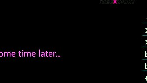 alex is shaking his hard dick while watching his landlady's nude yoga poses.