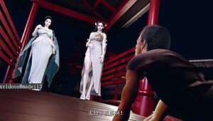 瘦瘦的老头操中国美女！