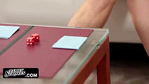 Alina west feels intense pleasure in stepfamily game night orgy