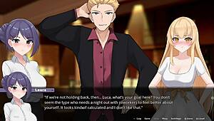 Hey, check Aya in this wild hentai game bent over for action!