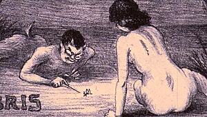 vintage erotic drawings spark curiosity in retro art style