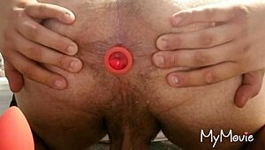 i'm playin' with my gay ass, makin' it gape wide open with anal toys.