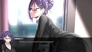 Hey, check Aya in this wild hentai game bent over for action!