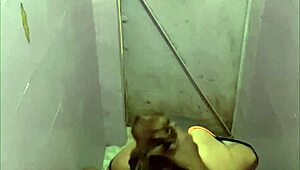 Spying on Cheating Wife in Bathroom at Work Caught in Action