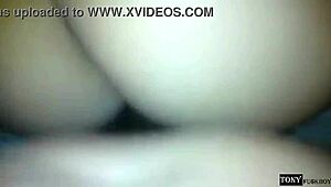 Girlfriend Screams as She’s Bent Over for First Anal in Dorm