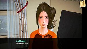 My new family 275: Redhead anime girl with small tits and big ass