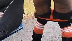 Ever seen tampon insertion turn into roadside pee gargling?