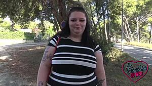 Jade, the Chubby French Slut, Loves Hard Double Penetration in Wild Group Action.