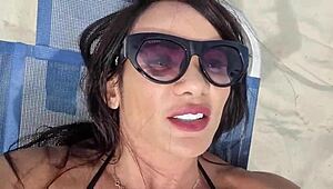 Chilling on copacabana beach with intense action.