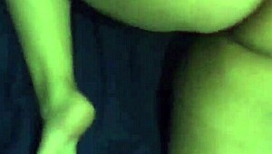 tied up teen begs for hair pull during fuck.