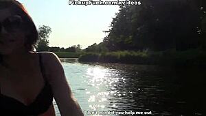 Ebony Girl Picked Up for Hardcore Fuck in Forest for 200 Euros