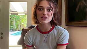 Little step sister gets freaky with Alex Adams in wild family therapy session.