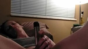 Redhead Enjoys Solo Play With Toys