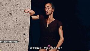 瘦瘦的老头操中国美女！