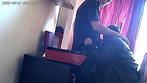 Office blowjob turns into outdoor creampie with boss