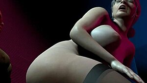 Slutty Cougar Dominates Cock with Wild Riding Moves in Club Scene