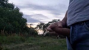 Wow! Public Flash and Jerk Off Near Stunning Girl!