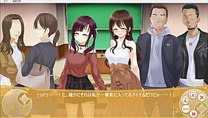 Magical Exhibitionist Girl Christhea Flashes in Wild Anime Game