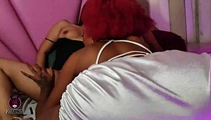 前电视女主播化妆间三人行激情