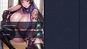 ep1 touching rebels pussy with her kunai buttplug in king of kinks 3d hentai lesbian kinky