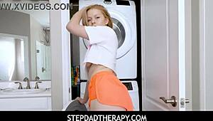 stepdadtherapy - teen stepdaughter climaxes on stepdad's fingers pov