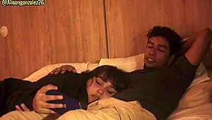 watching a movie with my stepbro and accidentally swallowed his dick almost got caught alisongonzalez26