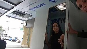 monique bertolini takes a fun tour of a motorhome workshop in california.