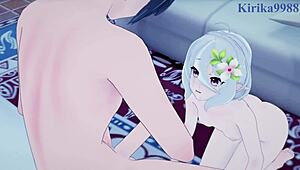 Kokkoro and Chieru have intense sex.