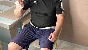 Friend's mom caught me mid-handjob and took over. Russian amateur gets down with steamy conversations.