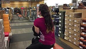 Whaletail Exhibitionist Shoe Shopping Adventure