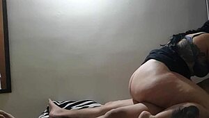 Hey, there's a naked guy in my house, and I'm burning to ride his big ass!