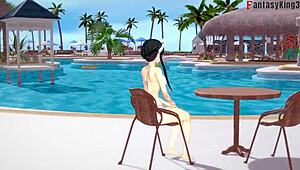 Yor Forger Bikini Pool Sex 1 Spy X Family Genshin Impact Watch Full Fantasyking3