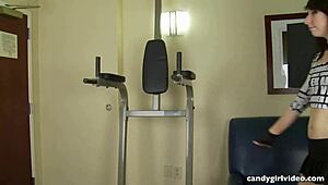 Micro Thong Party with Angelique Kithos, Dakota Charms, and Kobe Lee Showing Shaved Pussy Lips