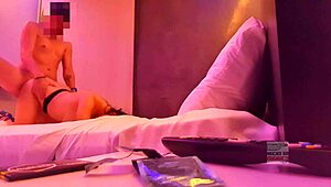 Karla hotwife gets Mexican cock at the party!