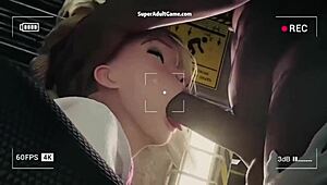 哎呀蜘蛛女3D性爱游戏太真实了！