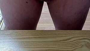 Inserting Silicone Toy Into Dick And Pounding With Massager For Intense Pleasure