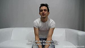 czech gay casting with lukas 7714 involves pov blowjob and fucking in a reality setting.