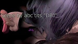 3d vam double blowjob scene in hentai