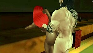 Ebony girl Katsumiamane gets intense anal fuck in IMVU chat