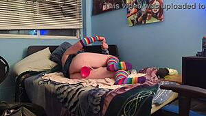 Gay Sub Practices With Monster Dildo