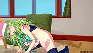 Miss Kobayashi's Dragon Maid Hentai - Lucoa Rides a Huge Cock in Wild Parody