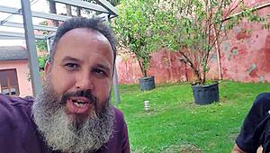 Weekend gathering with attractive individuals in public outdoor setting