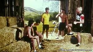 FalconStudios vintage jocks initiate with juicy spitroast and intense rimjob