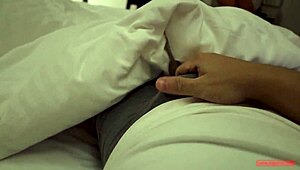 hey, wanna share a bed with stepmom tonight?